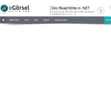 Tablet Screenshot of e-gorselegitim.com